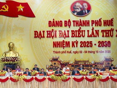 Phiên trù bị Đại hội đại biểu Đảng bộ TP. Huế lần thứ XVII