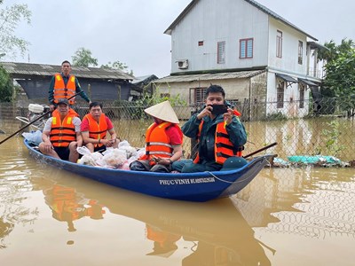 Nước các sông ở Huế dâng trở lại, nguy cơ lũ chồng lũ