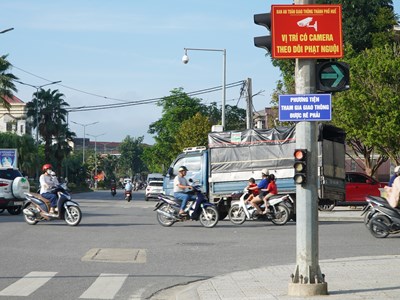 Hệ thống giám sát giao thông HueIOC đã phát hiện hơn 52.000 trường hợp vi phạm