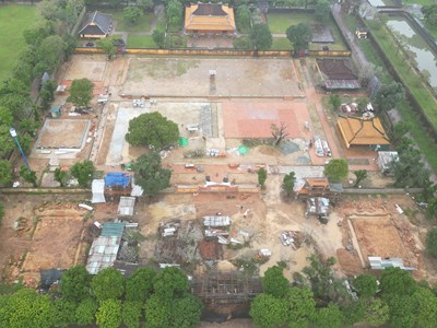 Nơi thờ các chúa Nguyễn đang được trùng tu như thế nào?