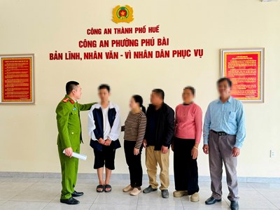 Giải cứu thanh niên từ Thái Nguyên bị “bắt cóc online” vào đến Huế