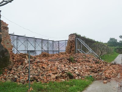 TP. Huế chi 2,2 tỉ đồng xử lý khẩn cấp sự cố sập tường Hoàng thành 