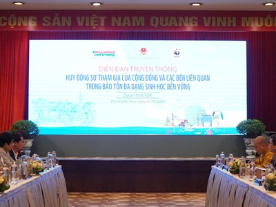 Phát huy sức mạnh truyền thông cộng đồng trong bảo tồn đa dạng sinh học bền vững