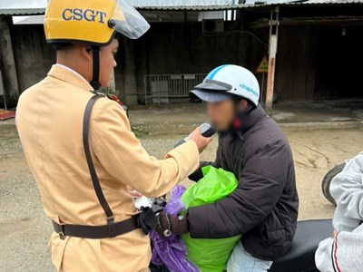 Huế: 6 ngày nghỉ Tết, lập biên bản 717 trường hợp vi phạm giao thông 