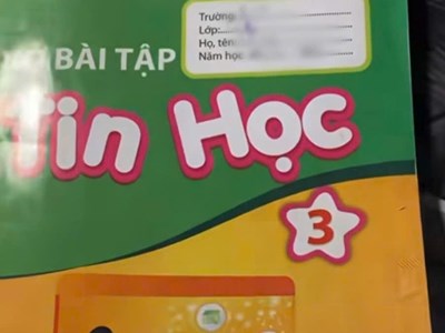 Sách Tin học lớp 3 có chứa web “đen”, đơn vị phát hành ra thông báo khẩn
