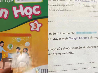 Dừng phát hành và thu hồi Vở bài tập Tin học có đường link dẫn đến web “đen”  