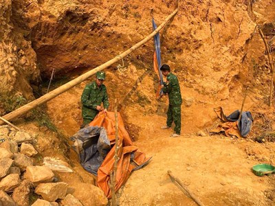 Xã A Lưới 1 tăng cường truy quét các điểm nóng khai thác vàng trái phép 