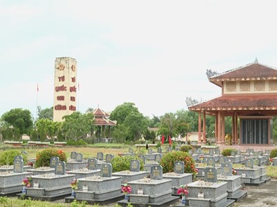 Huế: Lấy mẫu ADN tại Nghĩa trang Liệt sĩ xã Phú Vang