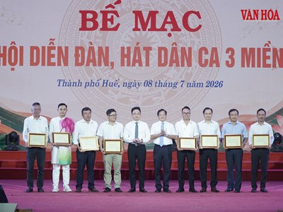 Bế mạc Hội diễn “Đàn, hát dân ca 3 miền”
