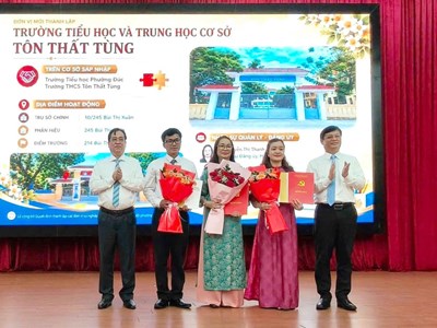 Phường trung tâm ở Huế công bố thành lập các trường học sau sắp xếp