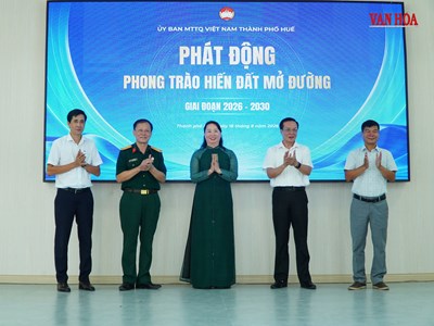 TP. Huế phát động phong trào “Hiến đất mở đường” giai đoạn 2026 - 2030