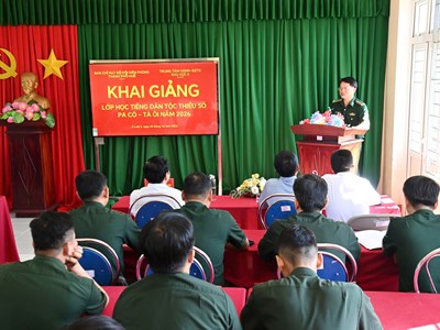 Bồi dưỡng tiếng dân tộc thiểu số Pa Cô - Tà Ôi cho chiến sĩ Bộ đội Biên phòng