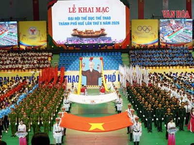 Khai mạc Đại hội Thể dục thể thao TP. Huế lần thứ X