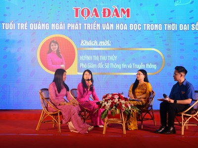 Tuổi trẻ Quảng Ngãi phát triển văn hóa đọc trong thời đại số