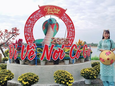 “Đi về nơi có gió” - Điểm check in lý tưởng ven sông Trà Khúc