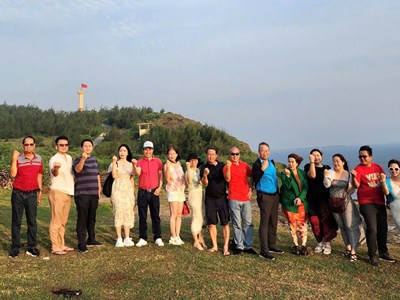 Đoàn Famtrip, Presstrip khảo sát sản phẩm du lịch ở đảo Lý Sơn