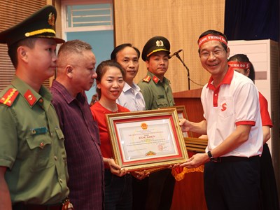 Chương trình “Hành trình đỏ - Kết nối dòng máu Việt” tại Quảng Ngãi