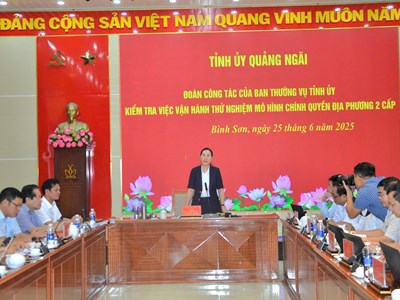 Kiểm tra vận hành thử nghiệm mô hình chính quyền địa phương 2 cấp
