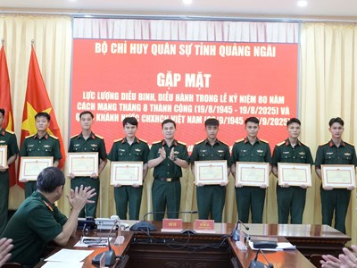 Gặp mặt, biểu dương lực lượng làm nhiệm vụ tại A80