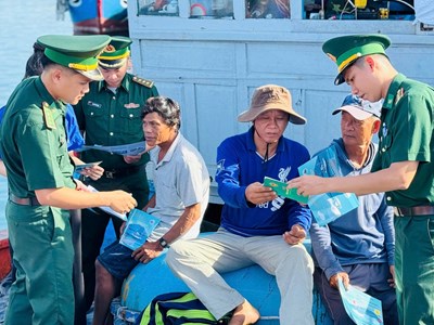 Quảng Ngãi tăng cường cảnh báo, xử lý tàu cá vi phạm khai thác IUU