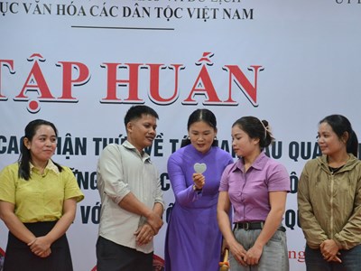 Nâng cao kĩ năng tuyên truyền, vận động về hôn nhân cho đồng bào Hrê tỉnh Quảng Ngãi