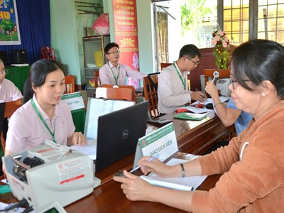 Hiệu quả từ vốn vay giải quyết việc làm ở xã Mộ Đức