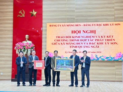 Măng Đen – Lý Sơn hợp tác xây dựng điểm đến du lịch đặc sắc