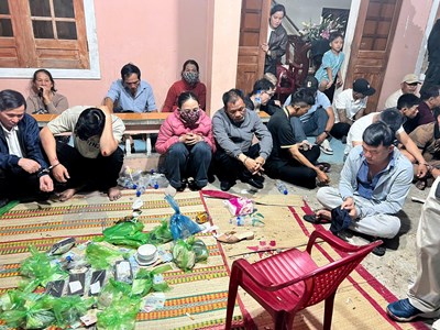 Quảng Ngãi triệt phá tụ điểm đánh bạc hơn nửa tỉ đồng trong đêm mùng 1 Tết