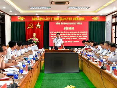 Đảng uỷ Vùng Cảnh sát biển 2 quyết xây dựng Đảng trong sạch, vững mạnh