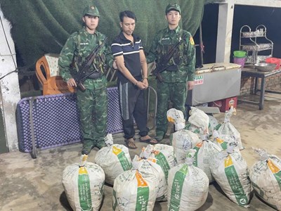 Ngăn chặn kịp thời vụ vận chuyển gần 400 kg thuốc nổ trái phép