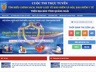 Quảng Ngãi đẩy mạnh truyền thông BHXH và BHYT trực tuyến