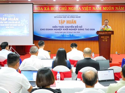 Doanh nghiệp khởi nghiệp Quảng Ngãi tiếp cận xu hướng AI và chuyển đổi số