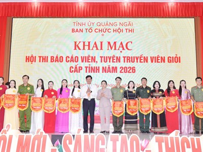 Lan tỏa tinh thần Nghị quyết Đại hội XIV qua Hội thi Báo cáo viên, Tuyên truyền viên giỏi