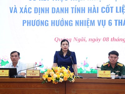 Quảng Ngãi đẩy mạnh Chiến dịch “500 ngày đêm” tìm kiếm, quy tập hài cốt liệt sĩ