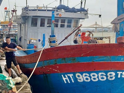 Hơn 600 tàu thuyền đã vào tránh trú bão số 3 tại Hà Tĩnh