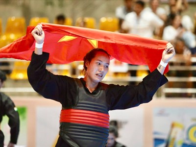 Việt Nam giành 17 huy chương vàng, nhất toàn đoàn Giải Pencak Silat châu Á
