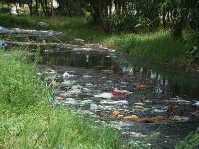 Nước thải từ khu du lịch Thiên Cầm đổ thẳng ra môi trường