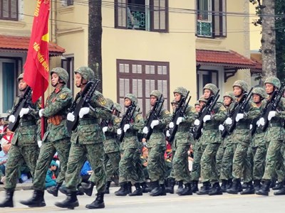 “Tuyệt đối điện ảnh” khối Tác chiến Điện tử tại Lễ diễu binh sáng 2.9