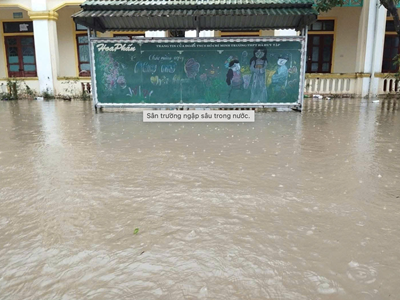 Hơn 18 nghìn học sinh Hà Tĩnh phải nghỉ học do mưa lũ