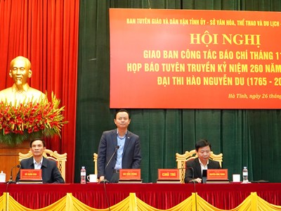 Tập trung tuyên truyền lan toả giá trị di sản Nguyễn Du