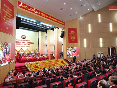 Hà Tĩnh có 21 đại biểu chính thức dự Đại hội XIV của Đảng