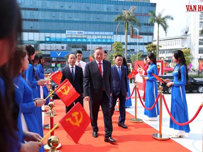 Tổng Bí thư Tô Lâm dự Lễ kỷ niệm trọng thể 120 năm Ngày sinh Tổng Bí thư Hà Huy Tập