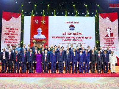 Lễ kỷ niệm trọng thể 120 năm Ngày sinh Tổng Bí thư Hà Huy Tập