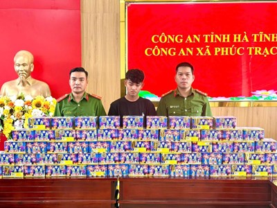 Bắt đối tượng chở pháo nổ từ Quảng Trị ra Hà Tĩnh