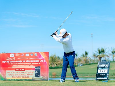 Giải golf Hà Tĩnh: Kết nối doanh nghiệp, quảng bá điểm đến du lịch