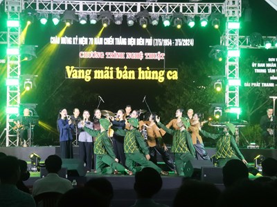 Chương trình nghệ thuật tri ân người lính “Vang mãi bản hùng ca”