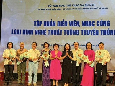 Tập huấn diễn viên, nhạc công Tuồng toàn quốc năm 2024