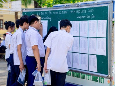 Đà Nẵng: Dự kiến ngày 18.6, công bố điểm thi và điểm chuẩn lớp 10