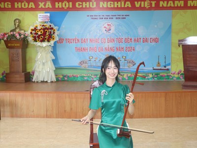 Đà Nẵng: Khai giảng lớp truyền dạy nhạc cụ dân tộc đệm hát Bài chòi 