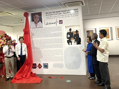 Đà Nẵng: Ra mắt không gian trưng bày “Bộ sưu tập nghệ thuật Lê Bá Đảng”